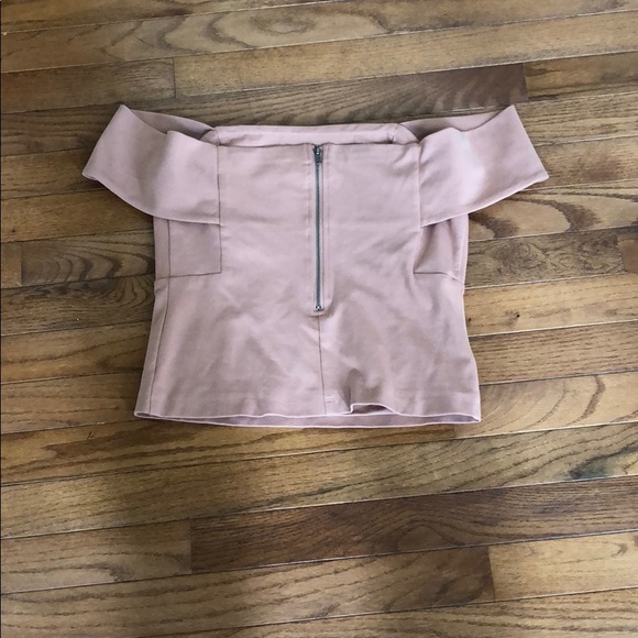 Anthropologie Deletta Off The Shoulder Crop - Sz M - Picture 2 of 2